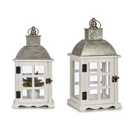 Farol Madera Blanca Rectan Mediano Alto Giftdecor 20X40CM (6 Unidades) Precio: 85.49999997. SKU: B1DZ3AYBL8
