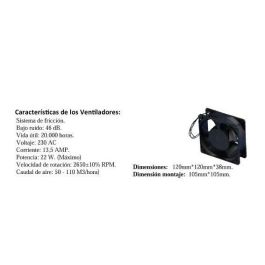 MicroConnect Ventilador para Rack Mural 120x120 con Rejilla Metálica Precio: 15.49999957. SKU: B12T365CCP