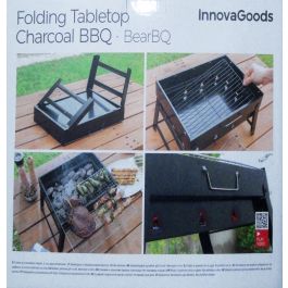 Barbacoa Plegable Portátil para Carbón BearBQ InnovaGoods Barbacoa Plegable Portátil para Carbón BearBQ InnovaGoods