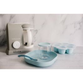 Beaba Babycook Solo Procesador de Alimentos 4 en 1 para bebés - Vapor, Mezcla, Descongela, Recalienta - 1100ml - Gris