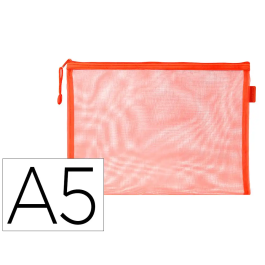 Liderpapel Bolsa Zipper Bag Multiusos Poliéster Transpirable DIN A5 Naranja Precio: 4.1866. SKU: B1GBQMRA9W