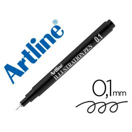 Rotulador Artline Calibrado Micrometrico Negro Illustration Pen Ek-281Iln Punta Poliacetal 0,1 mm 12 unidades