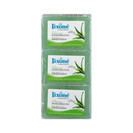 Lixone Jabón en Pastilla de Aloe Vera para Piel Seca y Sensible, Pack 3 x 125g. Cuidado Corporal Hidratante y Suavizante Artesanal. Precio: 3.50000002. SKU: S0564203