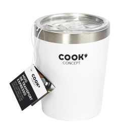 Cook Concept Vaso Térmico Espresso 200 Ml Take Away Acero Inoxidable