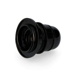 Edm Portalamparas semiroscado E27 + arandela, negro, termoplástico Precio: 1.68999974. SKU: S7916885