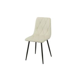 Silla Romimex Blanco Terciopelo Metal 45 x 89 x 55 cm