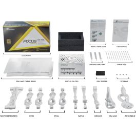 Seasonic FOCUS-GX-750-V4-WHITE Fuente de Alimentación 750W ATX 3.1 80+ Gold