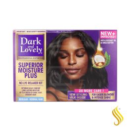 Dark And Lovely Moisture Plus Relaxer Normal. Desrizante Cabello Afro Nutritivo con Karité. Kit Completo con Champú y Bálsamo Precio: 11.49999972. SKU: S4244456