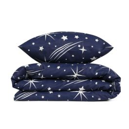 Juego de Cama 220x240 cm con 2 Fundas de Almohada 60x60 cm Blanco 65% Algodón 35% Poliéster ASI8681875028423