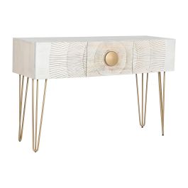 Consola Home ESPRIT Blanco Dorado Metal Madera de mango 120 x 38 x 76 cm Precio: 451.58999996. SKU: B1B3KC9YHM