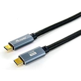 EQUIP Cable USB-C 3.2 Gen 2 a USB-C Macho/Macho 3 Metros 5A 4K/60Hz Negro