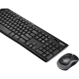Logitech MK270 Combo Teclado y Ratón Inalámbrico Full-size Silencioso, Resistente a Líquidos, 1000 DPI, para Escuelas Windows/ChromeOS