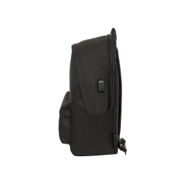 Mochila para Portátil y Tablet con Salida USB Kings League +usb kings league Negro 31 x 44 x 18 cm
