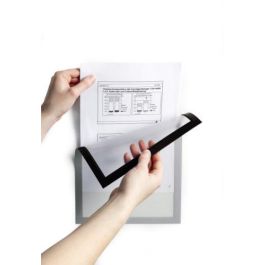 Durable Marco Informativo Magnético Duraframe A4 Plata - 5 Unidades