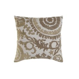 Cojin DKD Home Decor Beige Marron 15 x 45 x 45 cm (2 Unidades)