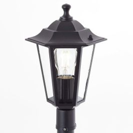 Brilliant BRI4004353349409 Lámpara Exterior Carleen Negra E27 60W (Bombilla no incluida)
