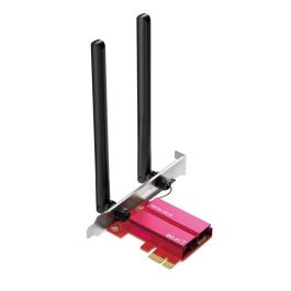 Mercusys MA37BE Tarjeta de Red PCIe Wi-Fi 7 BE6500 con Bluetooth 5.4 - Hasta 6500 Mbps, 6 GHz/5 GHz/2.4 GHz, Antenas Fijas, Compatible Solo con Windows 11 (64-bit) Precio: 51.0378. SKU: B14YNWVMWB