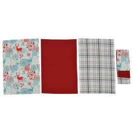 Paño Navidad Moderna DKD Home Decor Azul Celeste Rojo 0.5 x 40 x 60 cm Set de 3 (12 Unidades) Precio: 33.68999975. SKU: B17XS7YF9M