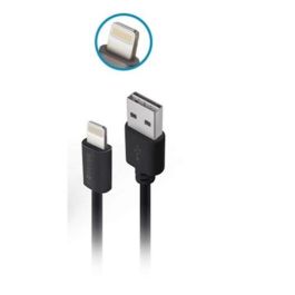 FOREVER GSM099056 Cargador Coche CC-03 Dual USB con Cable Lightning para iPhone 8 y Compatibles