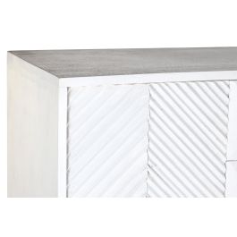 Aparador DKD Home Decor Blanco Dorado Metal Madera de mango 91 x 44 x 152 cm