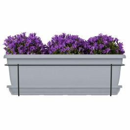 Garden Id 12131119 Kit Macetero Relax con Soporte Metálico y Bandeja, Gris Piedra 50 cm, Reciclado y 100% Reciclable Precio: 48.89000039. SKU: B18R893GKB