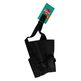 Yago Bozal de Nylon Negro para Perros Grandes con Red Transpirable y Ajustable