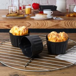 Cook Concept Juego De 3 Moldes de Silicona para Freidora de Aire, Colección Utensile Malins, Capacidad 80 ml