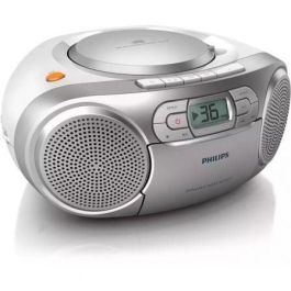 Philips AZ127/12 Radio CD Cassette Portátil con Refuerzo Dinámico de Graves, Sintonizador FM, Entrada Audio 3.5mm, 2W, Cable y Pilas, Gris Philips AZ127/12 Radio CD Cassette Portátil con Refuerzo Dinámico de Graves, Sintonizador FM, Entrada Audio 3.5mm, 2W, Cable y Pilas, Gris