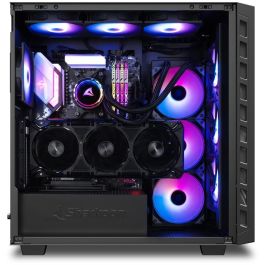 Sharkoon Rebel C80M RGB ATX Midi Tower Caja de PC Negra con Iluminación RGB