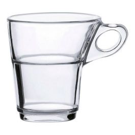 Juego de 6 Tazas de Café Duralex Caprice Transparente Cristal 90 ml 900 ml 6 Piezas (6 Unidades) Precio: 7.49999987. SKU: S2210565