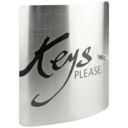 Burg Wachter 6205/10 Ni Armario para llaves de Acero inoxidable con 10 ganchos y cierre magnético regulable