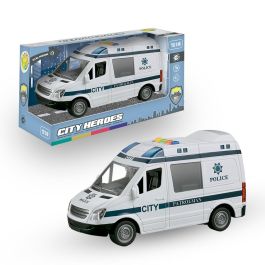 Tachan Furgón Policía con Luz y Sonido, fricción, escala 1:16, Heroes de Ciudad, incluye pilas AG13, para +3 años Precio: 13.6900005. SKU: B16ZESXP2H