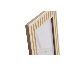 Marco Foto 15X20 Glam DKD Home Decor Blanco Natural 1.8 x 26 x 21 cm Marco Foto 15X20 Glam DKD Home Decor Blanco Natural 1.8 x 26 x 21 cm