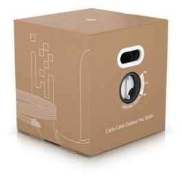 Ubiquiti Cable de Red Gigabit Ethernet Cat5e Exterior STP 24AWG 305m Blanco UniFi Resistente Intemperie y EMI