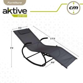 Tumbona de textileno aktive 172x53x75 cm Tumbona de textileno aktive 172x53x75 cm