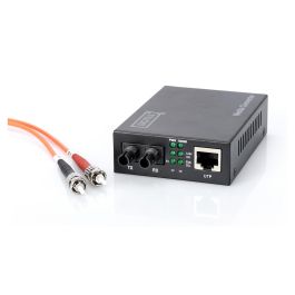 Digitus Convertidor de Medios Gigabit Multimodo RJ45/ST 500m Ethernet 1000 Mbps