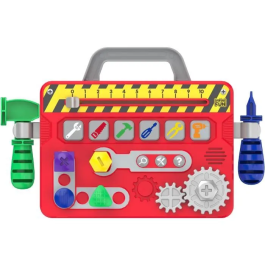 KD Funda de Herramientas - My First Tool Case - 6 Actividades y 3 Modos de Juego para una Diversión Segura - KD8436538676400