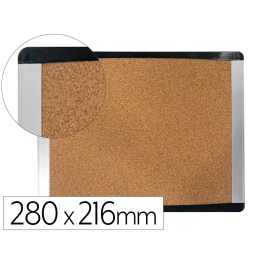 Bi-office Pizarra Corcho Reciclado Marco Aluminio y Plástico Negro 280x216 mm Precio: 11.49999972. SKU: B1E77AZ9S6
