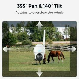 Reolink REO6976930221362 Cámara exterior con panel solar - Color blanco