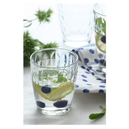 Lav Set de 6 Vasos de 340 ml Colección Artemis New Art 8.3 cm de diámetro por 9.8 cm de alto (8 Cajas)