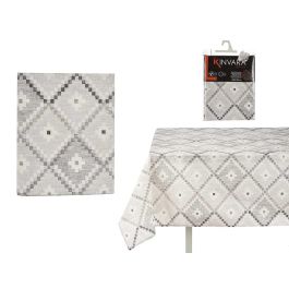 Mantel Loneta Antimanchas 140x180 cm Rombos Gris Kinvara - Poliéster y Algodón (6 Unidades) Precio: 75.99000013. SKU: S3609857