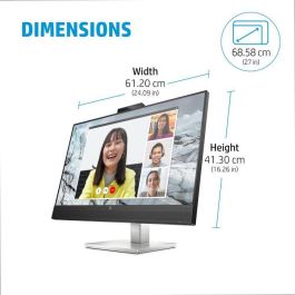 HP E27m G4 Monitor Conferencias QHD USB-C con Webcam Integrada y Carga de hasta 65W