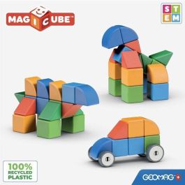 Geomag GEO1686145317319 Bloques Magnéticos Mi Pequeño Mundo de Formas - 25 Piezas - Educativo - Plástico Reciclado - 12+ Meses