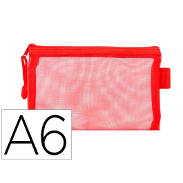 Liderpapel Bolsa Zipper Bag Poliéster Transpirable Multiusos DIN A6 Rojo Precio: 3.5574. SKU: B14D6TP5RS
