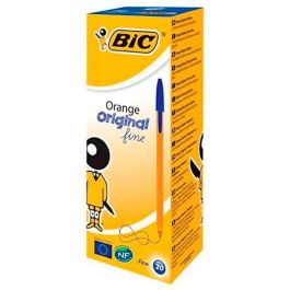 Bic Bolígrafo Naranja Original Fine Azul Caja 20 Ud Precio: 5.59000035. SKU: B1CDHNEED6
