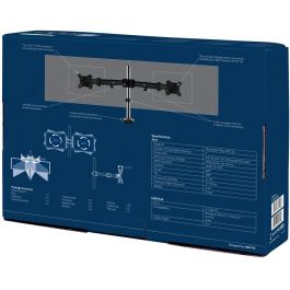 ARCTIC Z2 (Gen3) Soporte de Mesa para 2 Monitores hasta 34" (86cm) 15KG, Ajustable en Altura, Montaje VESA 75x75/100x100 Negro