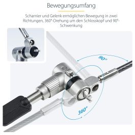 Videocámara de Vigilancia Startech UNIVKA25-LAPTOP-LOCK