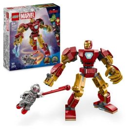 LEGO 76307 Marvel Iron Man Mech vs. Ultron: Juguete Superhéroe para Niños de 6+ Años