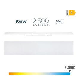 Edm Regleta LED 25W 6400K Luz Fría 2500LM 60x4.5x12cm Precio: 34.50000037. SKU: S7907096