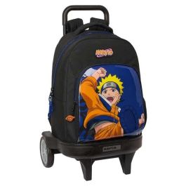 Mochila Escolar con Ruedas Naruto Ninja Azul Negro 33 x 45 x 22 cm Precio: 39.49999988. SKU: B1BVWJG5H6